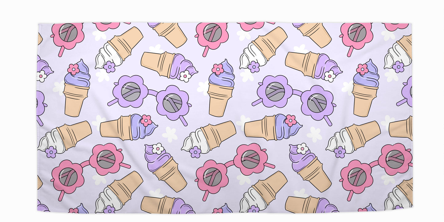 The Ice Cream Beach Towel