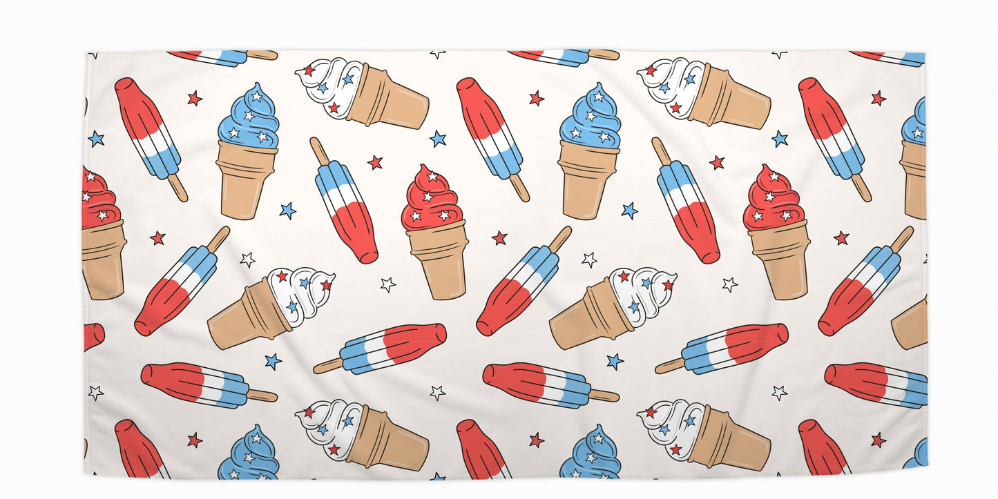 The 4th of July Beach Towel