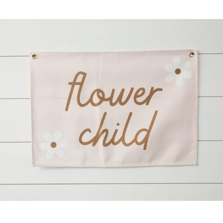 Flower Child Canvas Banner