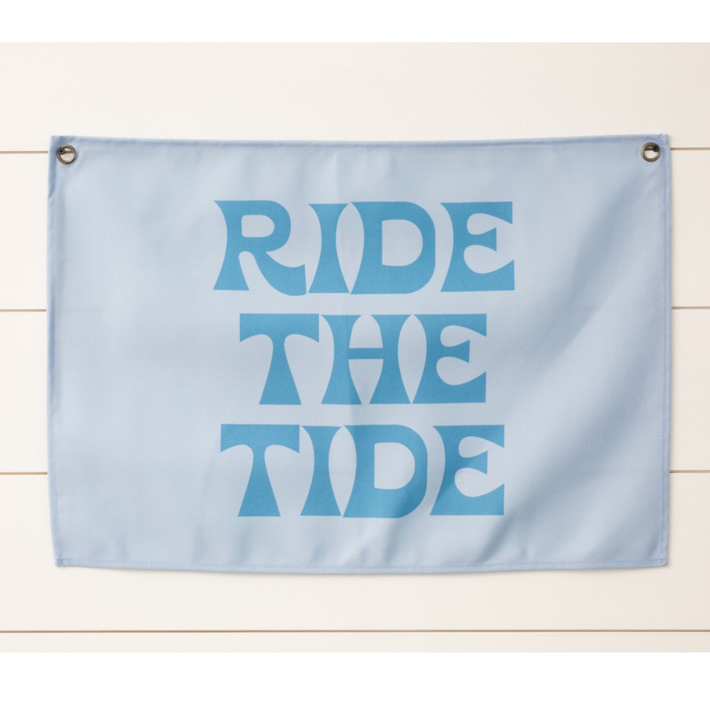 Ride the tide canvas Banner