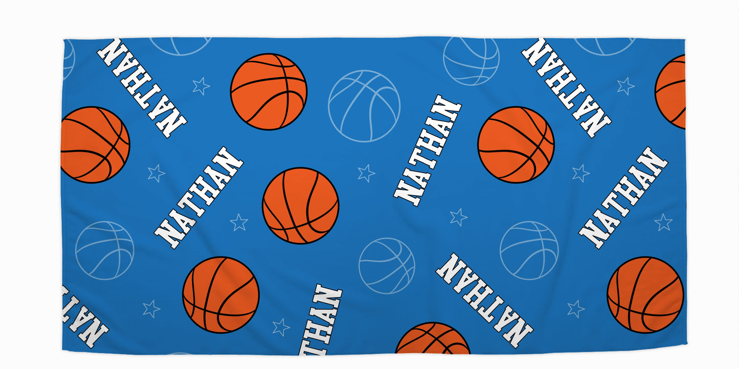 The Basketball Beach Towel