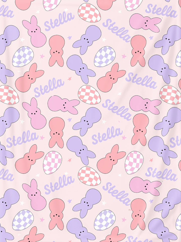 The Checkered Pink Easter Blanket