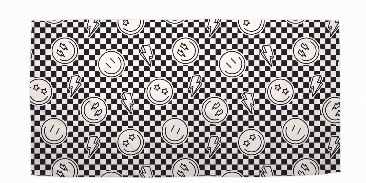 The Smiley Face Beach Towel