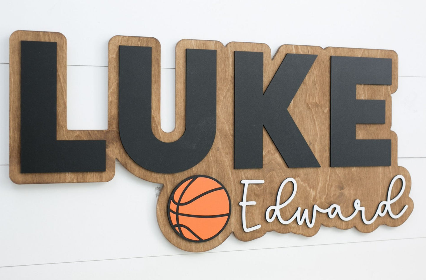 The Basketball Bubble Wood Sign