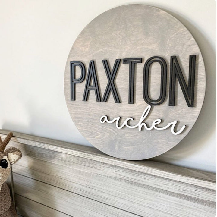 The Paxton Nursery Round Sign