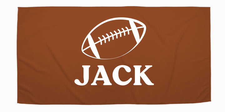 The Football Beach Towel