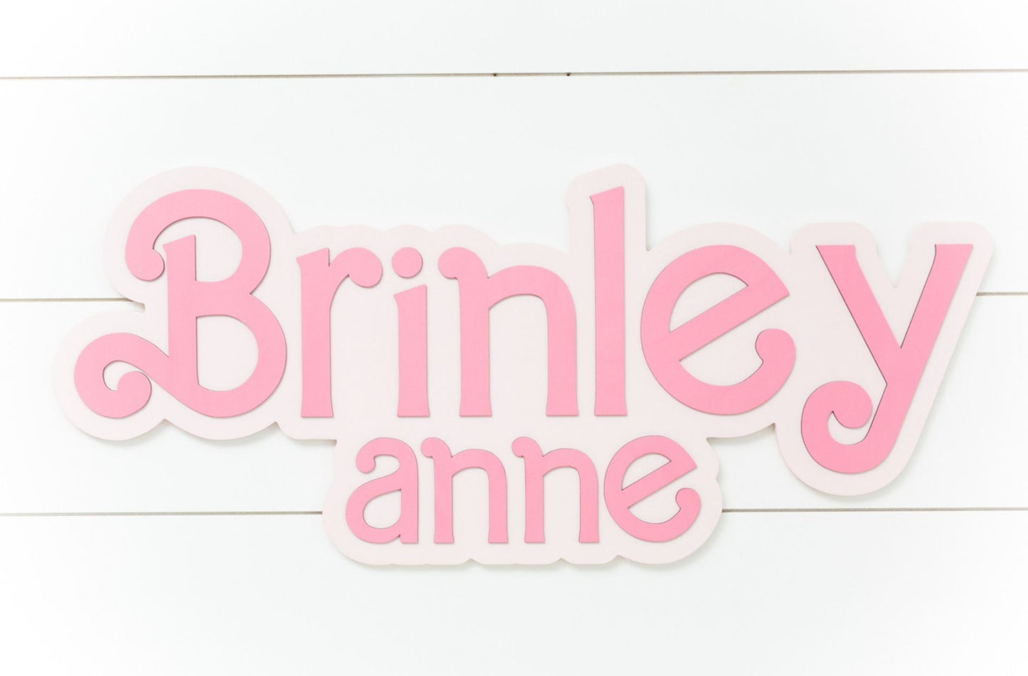 The Brinley Bubble Wood Sign