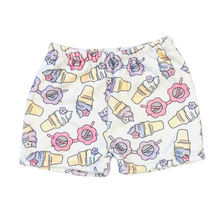 Ice Cream Minky Pajama Shorts