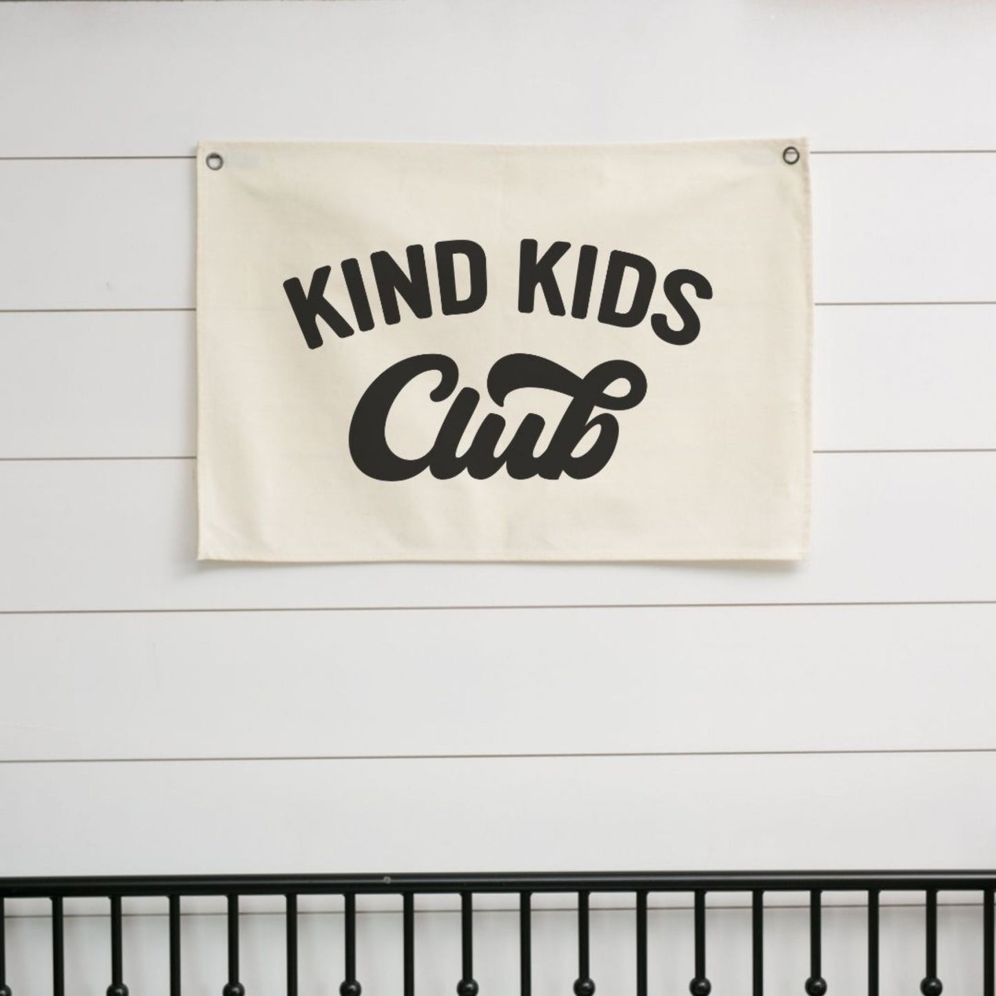 Kind Kids Club Canvas Banner