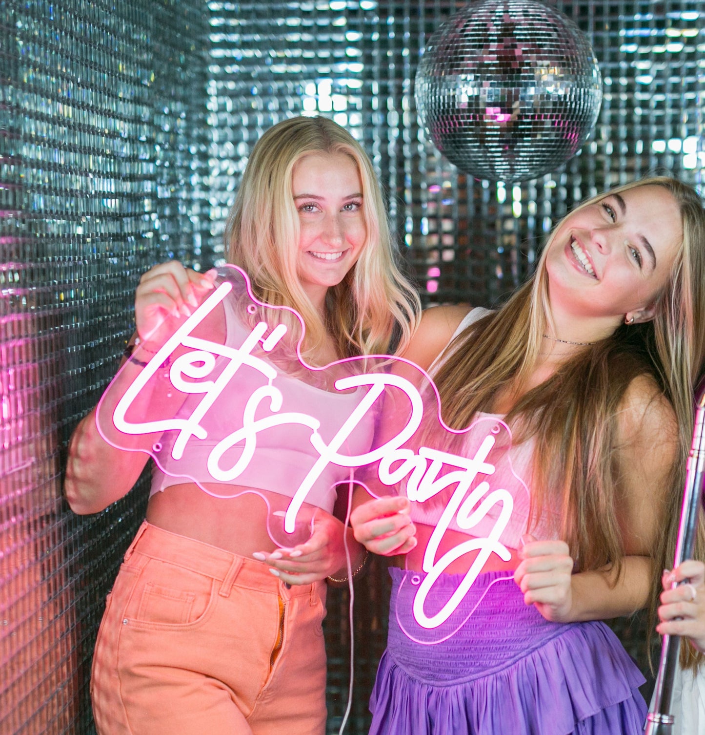 Let's Party Neon Sign