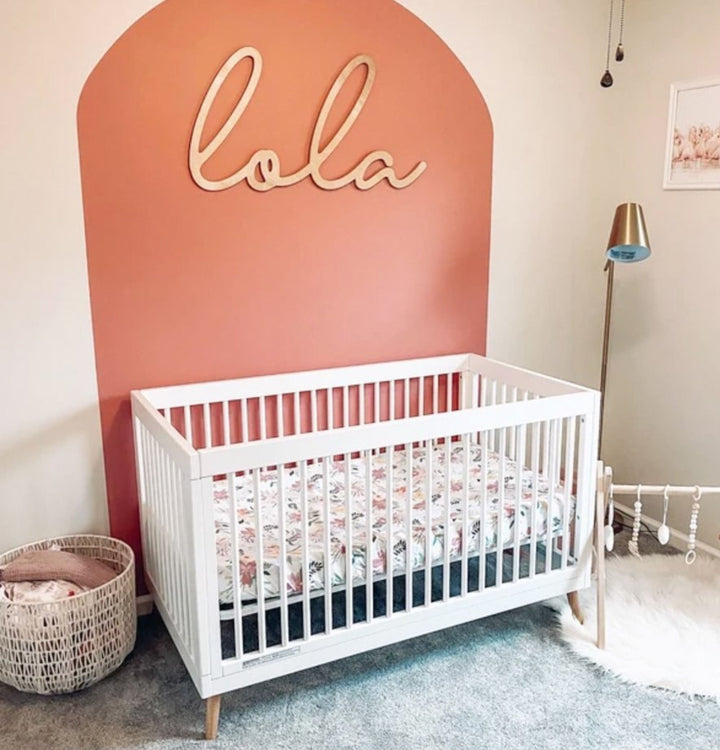 The Lola Nursery Wood Name Sign