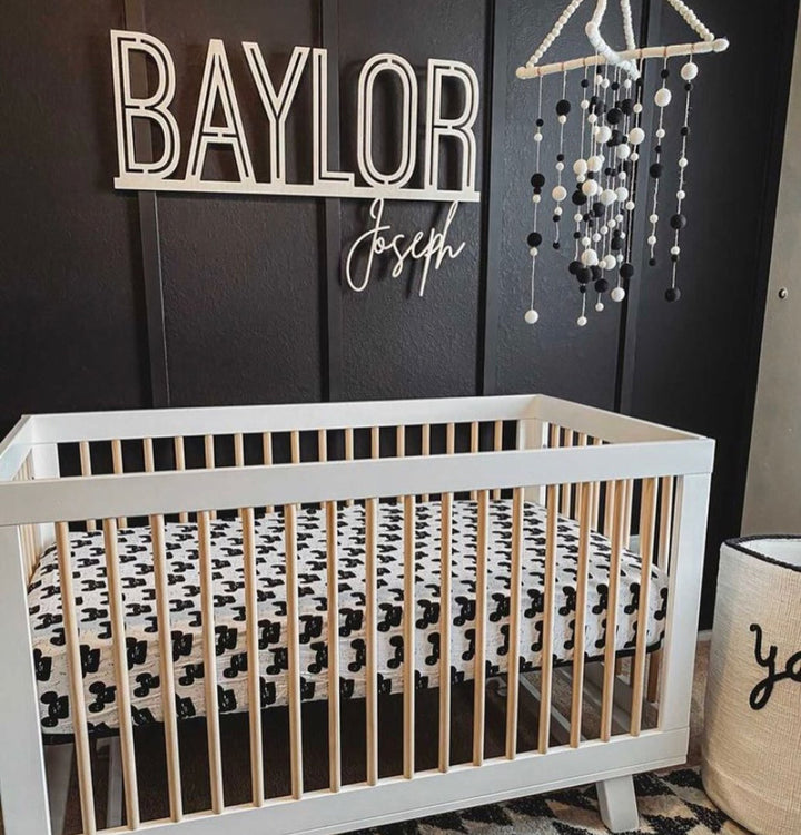 The Baylor Nursery Wood Name Sign